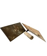 VTG Cement Trowels dirty rusty has Wooden handles. Set Of Two. Vintage T... - $14.03