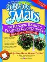 Soil Moist Mats For Hanging Baskets Planters and Containers 6pc Pack - £8.27 GBP