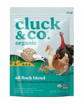 Cluck &amp; Co. 3007928-245 All Flock Organic Poultry Blend 10 lbs. Pouch Ma... - £20.61 GBP