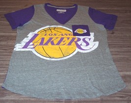Vintage Style Women&#39;s Los Angeles Lakers Nba Basketball T-shirt Medium New - £15.58 GBP