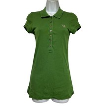juicy couture USA green ruffle juicy princess bear logo polo shirt Size S - £22.49 GBP