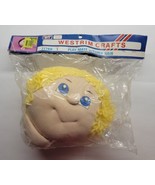 Westrim Crafts Doll Head 2179H Play-mate w/ Curly Yellow Hair - £9.48 GBP