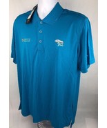 Adidas 0355 Golf Mens Puremotion Polo Shirt Teal L Torrey Pines - $34.99