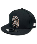 San Diego Padres MLB OC Sports RARE Elite Black Hat Cap Men&#39;s Flat Fitte... - $34.35 CAD