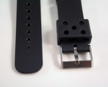  Black PVC Plastic Divers Watch band 22MM for SEIKO or any Divers Watch ... - $12.75