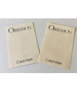 Vintage Obsession by Calvin Klein product line cards movie photo prop - $19.75