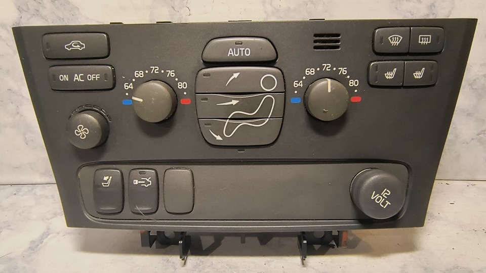 2003 Volvo S60 2.5T FWD HVAC A/C Heater Temperature center Control Panel... - $83.66
