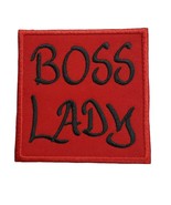 Boss Lady Biker Funny Grunge Embroidered Sew/Iron-On Patch Hook &amp; Loop - €7,55 EUR+
