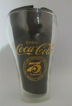 Coca-Cola Bell Soda Glass First Bottlers Contract Coke Nashville gold 75th - £5.93 GBP