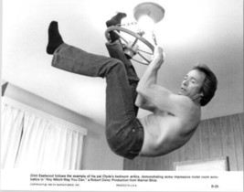 Clint Eastwood swings from ceiling Any Which Way You Can original 8x10 photo - £19.65 GBP