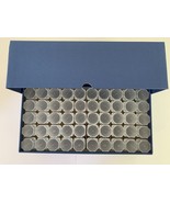 Guardhouse Nickel/Blue Coin Tube Box w, 50 Guarhdouse Nickel, Square Coi... - $56.98