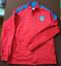 NIKE USA Womens Soccer National Team Jacket Men&#39;s XL 3 StarsTrack Warm-Up Zip-Up - £22.76 GBP