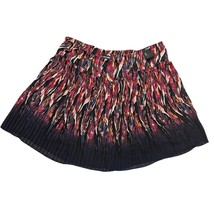 NEW Lane Bryant Skirt Size 26 28 4X Multicolor Pleated Pull On Black Pin... - £18.46 GBP