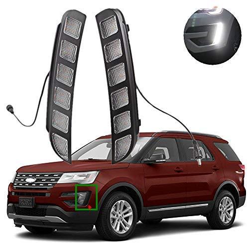 AupTech Car LED Daytime Running Lights Front Bumper Kit for Ford Explore... - $110.00