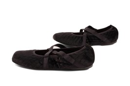 Ruth Secret ballet flat shoes in Black Velvet - size 36 - $53.46