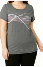 Ideology Womens Plus Lightweight Fitness T-Shirt - $13.50