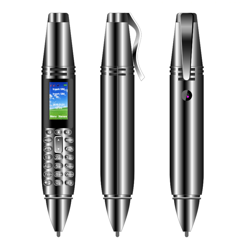 Primary image for UNIWA ak007 pen shaped 0.08mp back camera 0.96 inch wireless FM 2g phone black
