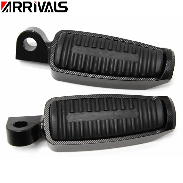 Motorcycle 45 Degree Footpegs Black CNC Footrests Fits For Harley Sports... - $23.63