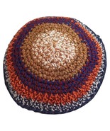 Colorful Knitted KIPPA size: 6&quot; / 15cm Yarmulke Kipa Kippah skullcap cap - £3.65 GBP