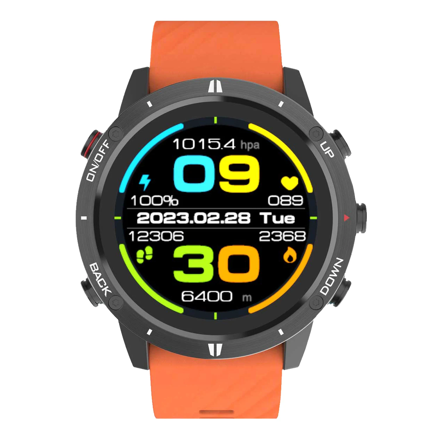 SUNROAD 2023 NEW G5 Men&#39;s Digital Sports Smart Watch with GPS Compass Altimeter - £96.69 GBP