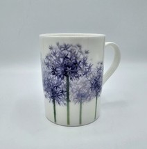 Roy Kirkham Alliums 10 oz Floral Fine Bone China Coffee Mug / Cup Replac... - £14.23 GBP