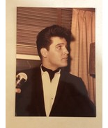 Elvis Presley Vintage Photo 7”x5” Elvis In Black Suit Ep5 - $14.84