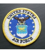 USAF AIR FORCE REGULAR ARM PATCH 3 INCHES EMBROIDERED - £4.42 GBP
