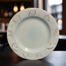Thomson Pottery 4 Dinner Plates CAPE COD BLUE  Sea Shells Nautical - $58.41