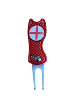 England Crested Switchblade Style Divot Tool with Removable Golf Ball Ma... - £9.99 GBP