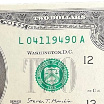 $2 Two Dollar Bill 04119490 birthday / anniversary April 1 or January 4,... - $39.99