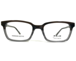Kliik Eyeglasses Frames 644 S402 Dark Brown Clear Grey Square Full Rim 5... - $60.37