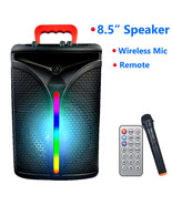 Portable Bluetooth Speaker Sub Woofer Heavy Bass Sound System Party Wire... - £55.03 GBP