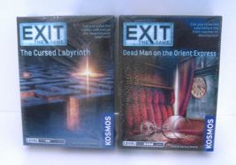 Exit:The Game -2 Game Lot- The Cursed Labyrinth &amp; Dead Man On The Orient Express - £14.22 GBP