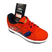 HEELYS Marvel Spider-Man Skate Shoes HES10498 Red Blue Mens Size 6 Womens 7 - £32.30 GBP