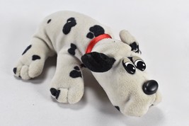 Vintage Tonka Pound Puppies Dalmatian 7in Plush Grey and Black - $10.88