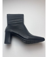 Aerosoles Women&#39;s  Black Boots Booties Faux Leather Block Heel Shoes 11 - £19.50 GBP