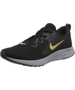 Nike Women&#39;s Running Shoes, Black (Black/Metallic Gold/Atmosphere 004), 5.5 - $71.80 CAD