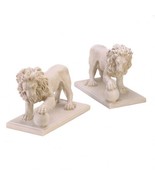 Regal Lion Statue Duo - £129.49 GBP