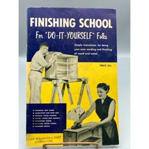 Vintage Booklet Behr Manning Finishing School for Do It Yourself Folks 1955, DIY - £13.92 GBP