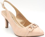 Karen Scott Women Pointed Toe Slingback Heels Gildda Size US 5M Blush Croco - £23.46 GBP
