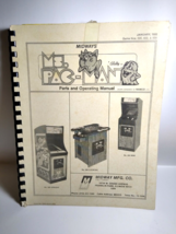 Ms Pac-Man Arcade Game Parts Operational Instruction Manual Original Video Game - £26.05 GBP