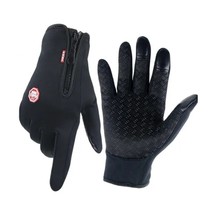 Winter Thermal Cycling Gloves Bicycle Warm Touchscreen Full Finger Gloves Waterp - £86.46 GBP