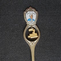 Mark Twain Hannibal Missouri Collector Souvenir Spoon 4.5&quot; w/ Steam Boat Dangler - £7.56 GBP