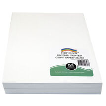 Rainbow A4 Gloss Digital Copy Paper 250pk (White) - 170gsm - $31.50