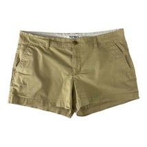 Old Navy Womens Short Size 10 Khaki Tan Chino 3.5&quot; Inseam Pocket Norm Core - $17.59