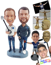 Personalized Bobblehead Construction Company owners holding shovels wearing nice - £126.66 GBP