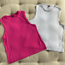 2 J.Crew 365 Stretch Shell Light Blue Fuchsia Pink XL - $404.66 MXN