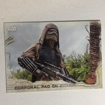 Rogue One Trading Card Star Wars #34 Corporal Pao On Scarif - £1.54 GBP