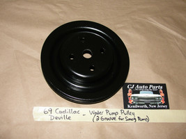 Oem 69 Cadillac Deville 472 500 Engine Double Groove Water Pump Pulley - £101.98 GBP