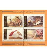 Tanzania 309a MNH Paintings, Art, Audubon Birds souvenir sheet ZAYIX 011... - £1.40 GBP